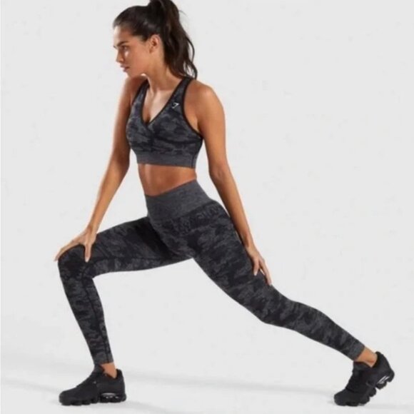 Gymshark - Camo Seamless Leggings - Picture 1 of 5